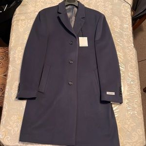Calvin Klein Coat, Blue, 40R